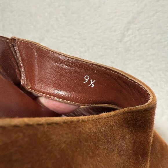 Aquatalia Brown Suede Mules - Picture 14 of 14